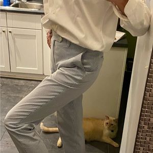 Ralph Lauren Sear Sucker summer cropped pants.
